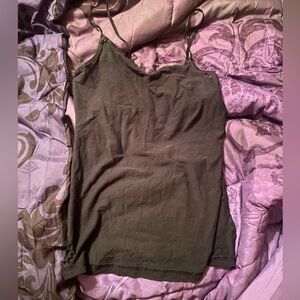 Black Spaghetti Strap Tank Top